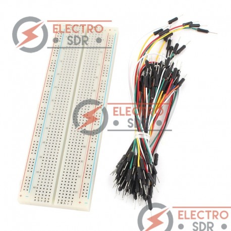Breadboard MB-102 + 65 Jumper Wires