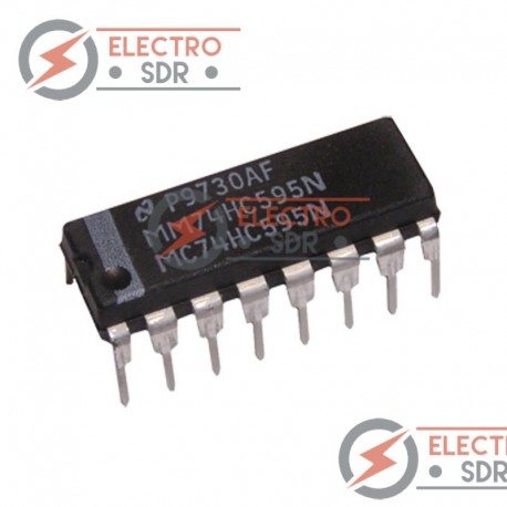 74HC595N 8 Bit Shift Register IC DIP-16 PIN TEXAS Circuito Integrado