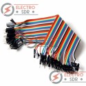 40 Cables Dupont Macho-Macho Jumpers para Arduino, PIC, protoboard