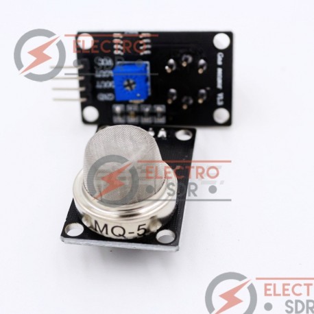 Módulo sensor de gas MQ-5 para Arduino y placas compatibles